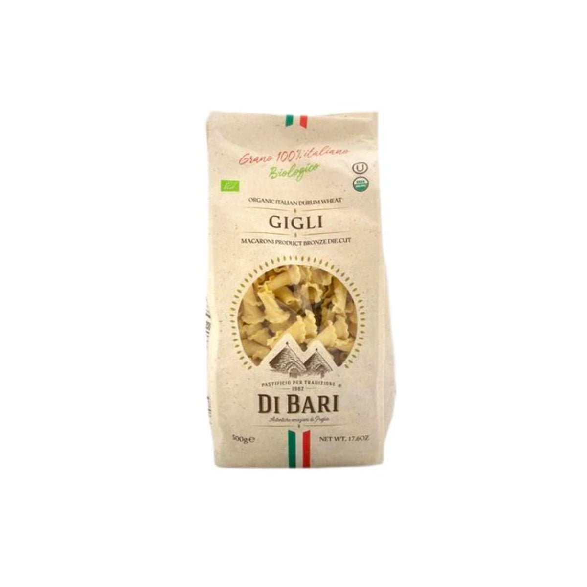 Di Bari Organic Gigli Macaroni 500g