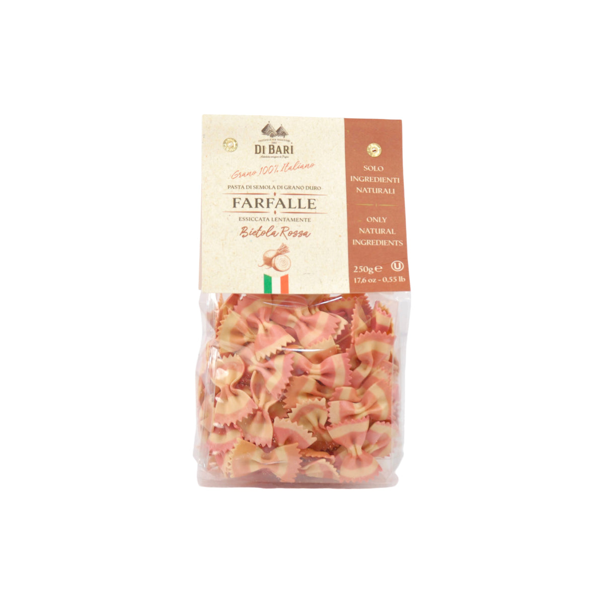 Di Bari Farfalle Red Chard Italian Pasta 250g