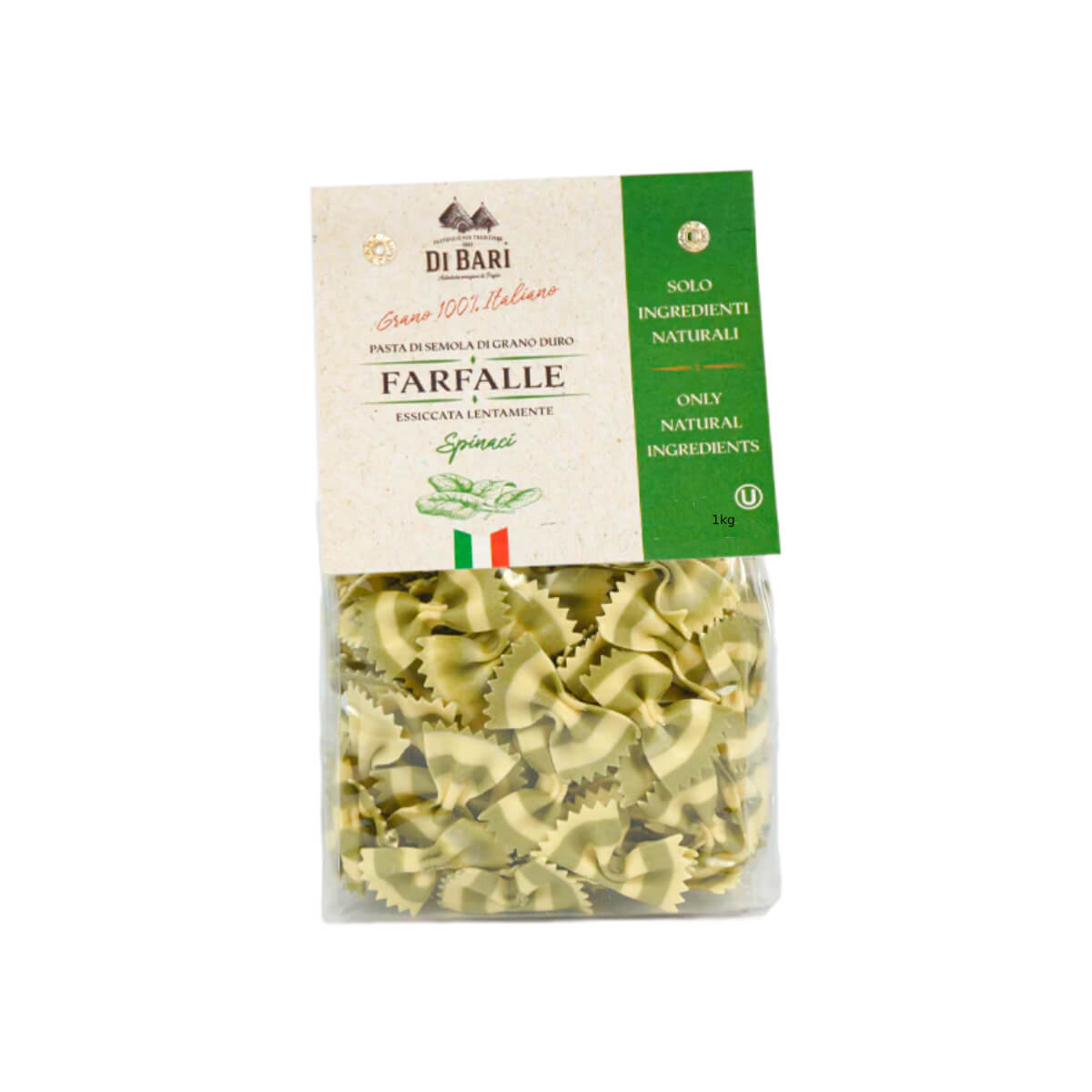 Di Bari Spinach Farfalle 1000Gm