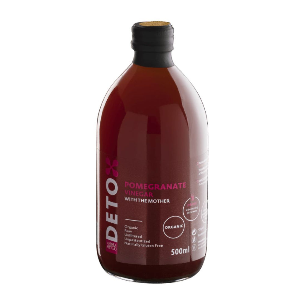 Andrea Milano Deto Organic Pomegranate Vinegar With The Mother 500ml