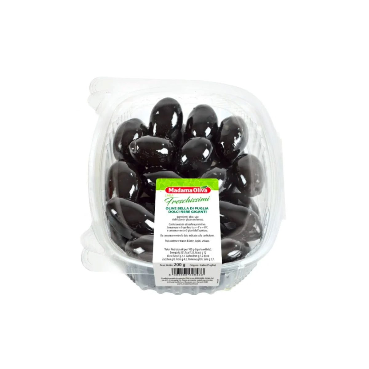 Madama Giant Sweet Black Olives 200g