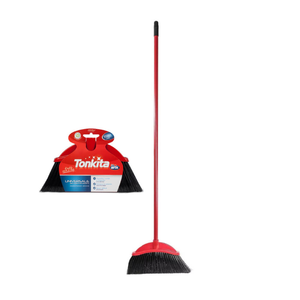 Tonkita Indoor & Outdoor Universal Broom With Stick