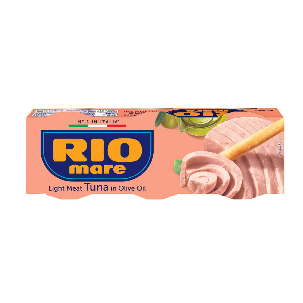 Rio Mare Light Meat Tuna In Olive Oil 3x80Gm