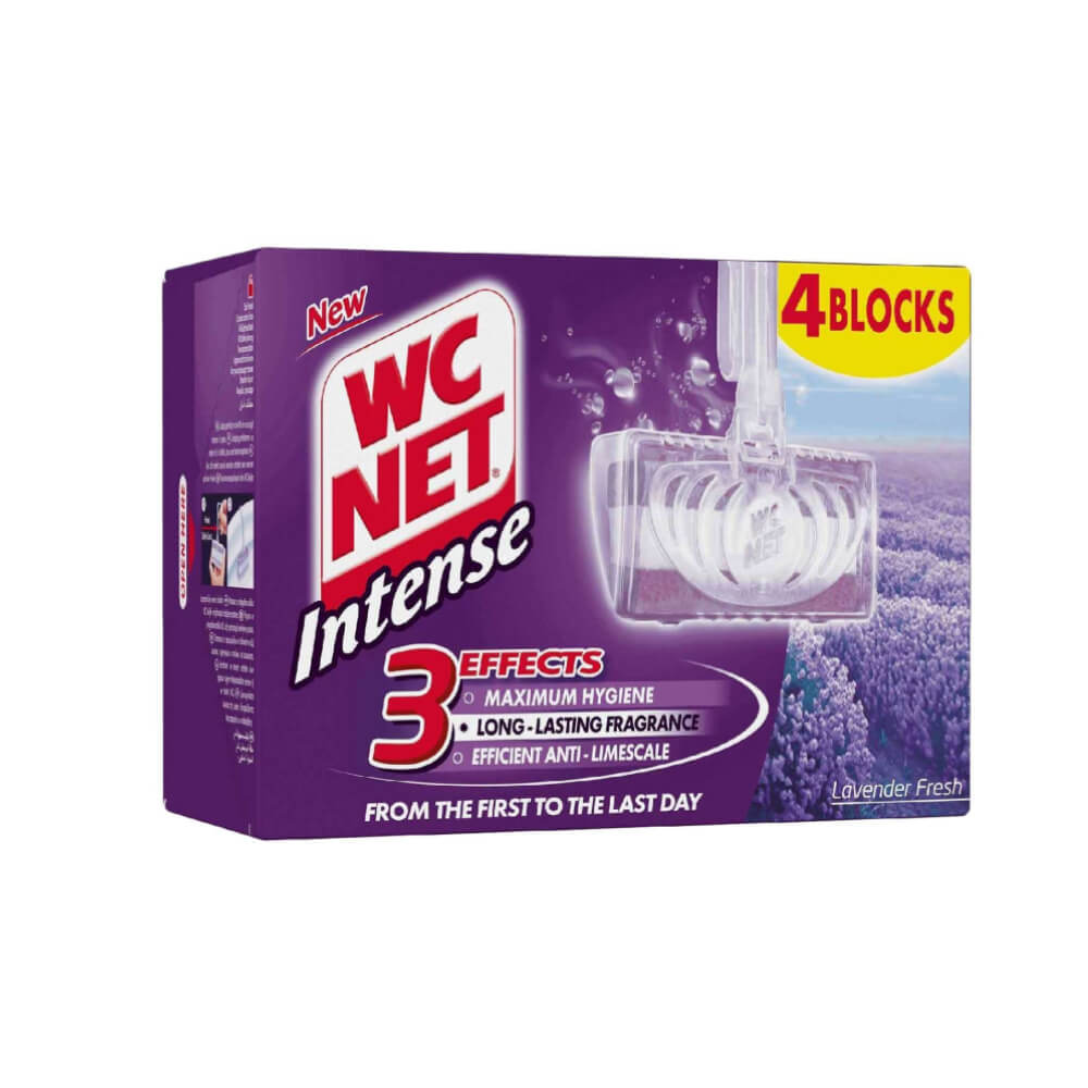 WC Net Intense Toilet Blocks Lavender Fresh 4s