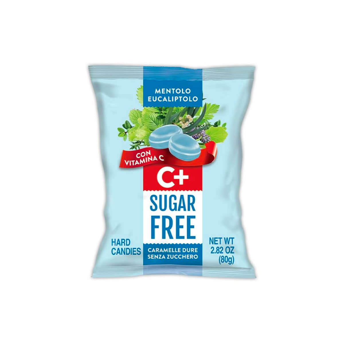 Le Specialita Menthol Eucalyptol Vitamin C Hard Candies Sugar Free 80g