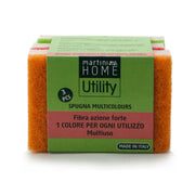 Martini Fiber Sponges With Multi Colored 3 Pieces