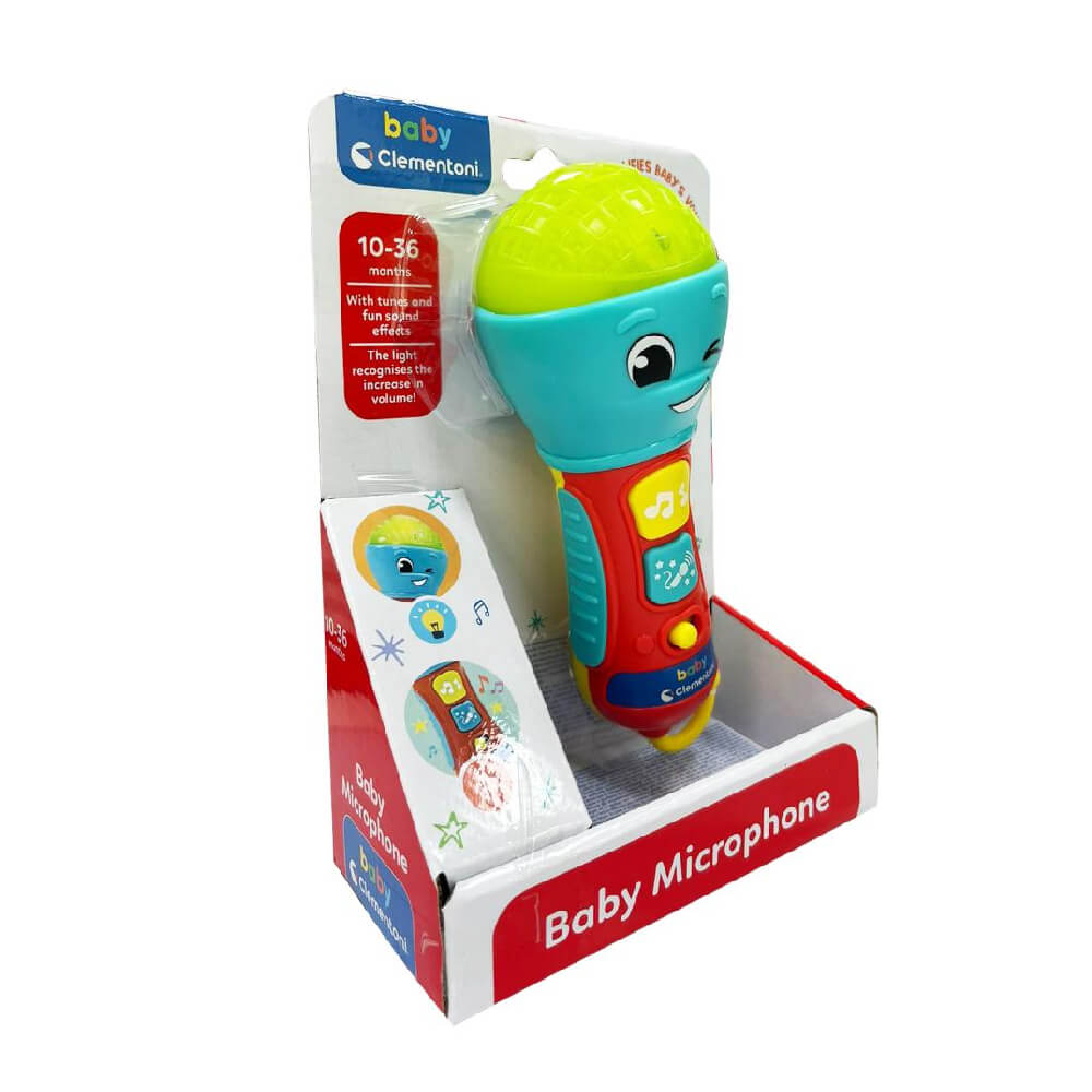 Clementoni Baby Microphone Toy Battery Operated