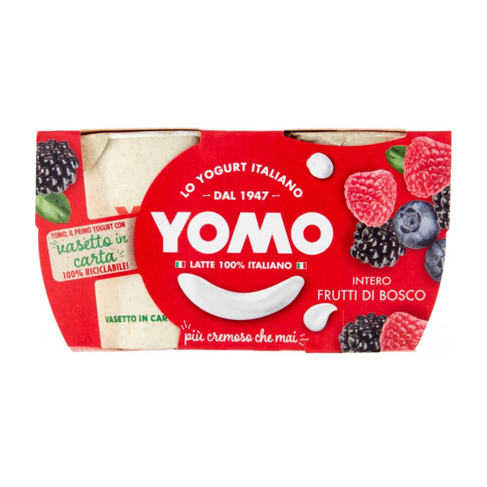 Yomo 100% Natural Mixed Berries Yogurt 2x125gm