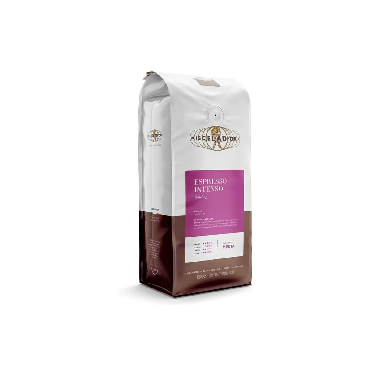 Miscela D Oro Espresso Intenso Medium Whole Coffee Beans 500g