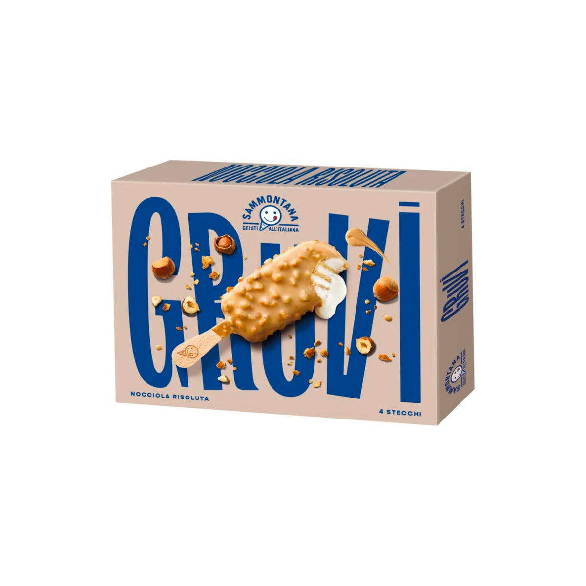 Sammontana Gruvi Hazelnut Ice Cream Sticks 240g