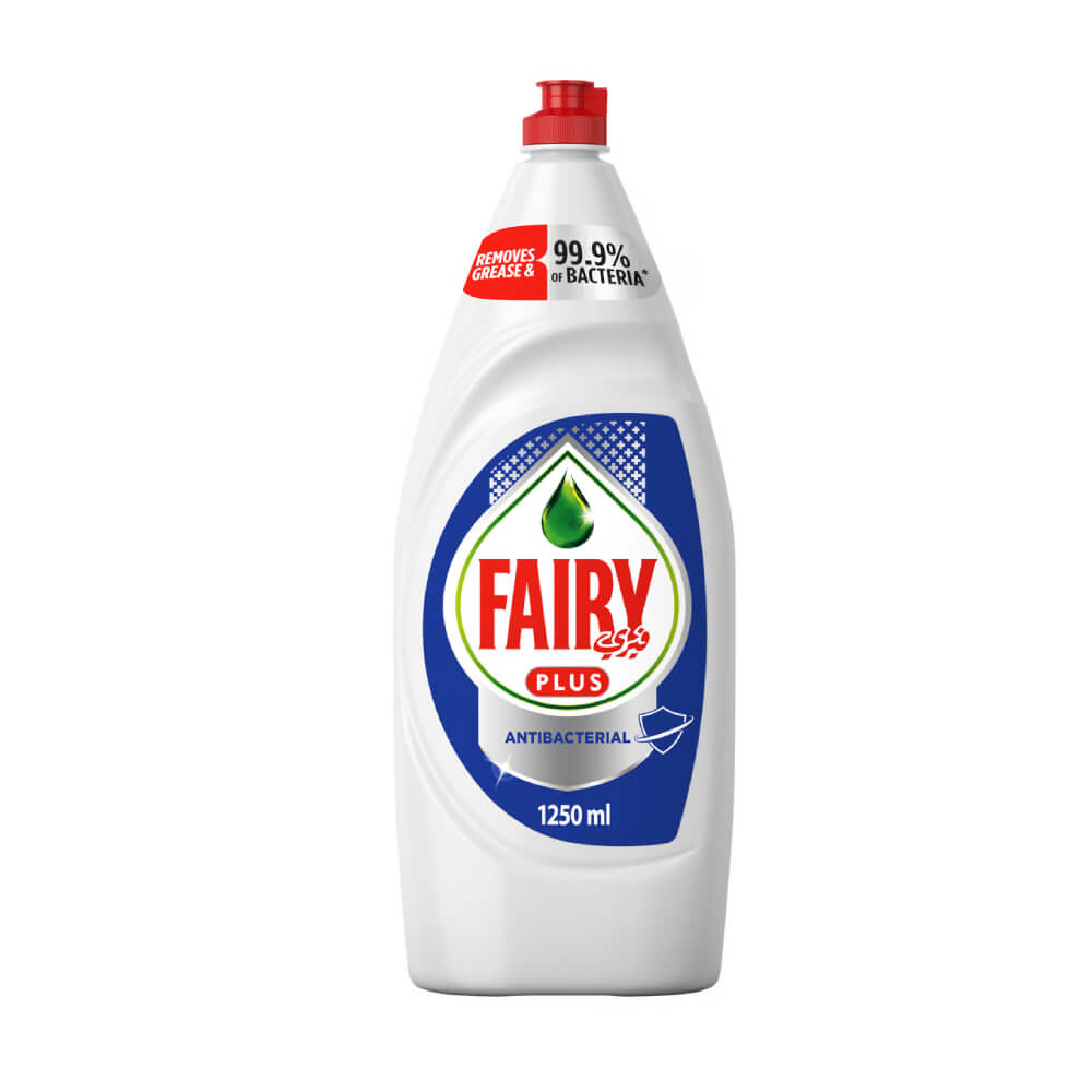 Fairy Plus Antibacterial Dishwashing Liquid Soap 1.25L