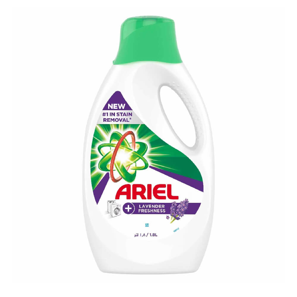 Ariel Lavender Laundry Detergent Liquid 1.8L
