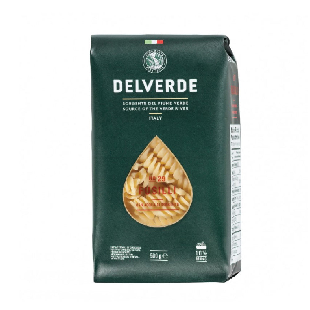 Delverde Fusilli Bronzo Pasta No.29 500gm