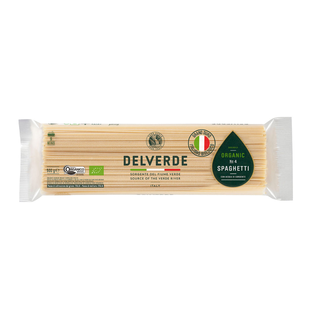 Delverde Spaghetti Organic No.4 500gm