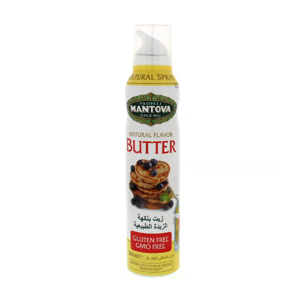 Mantova Natural Flavour Butter Oil Spray 200ml