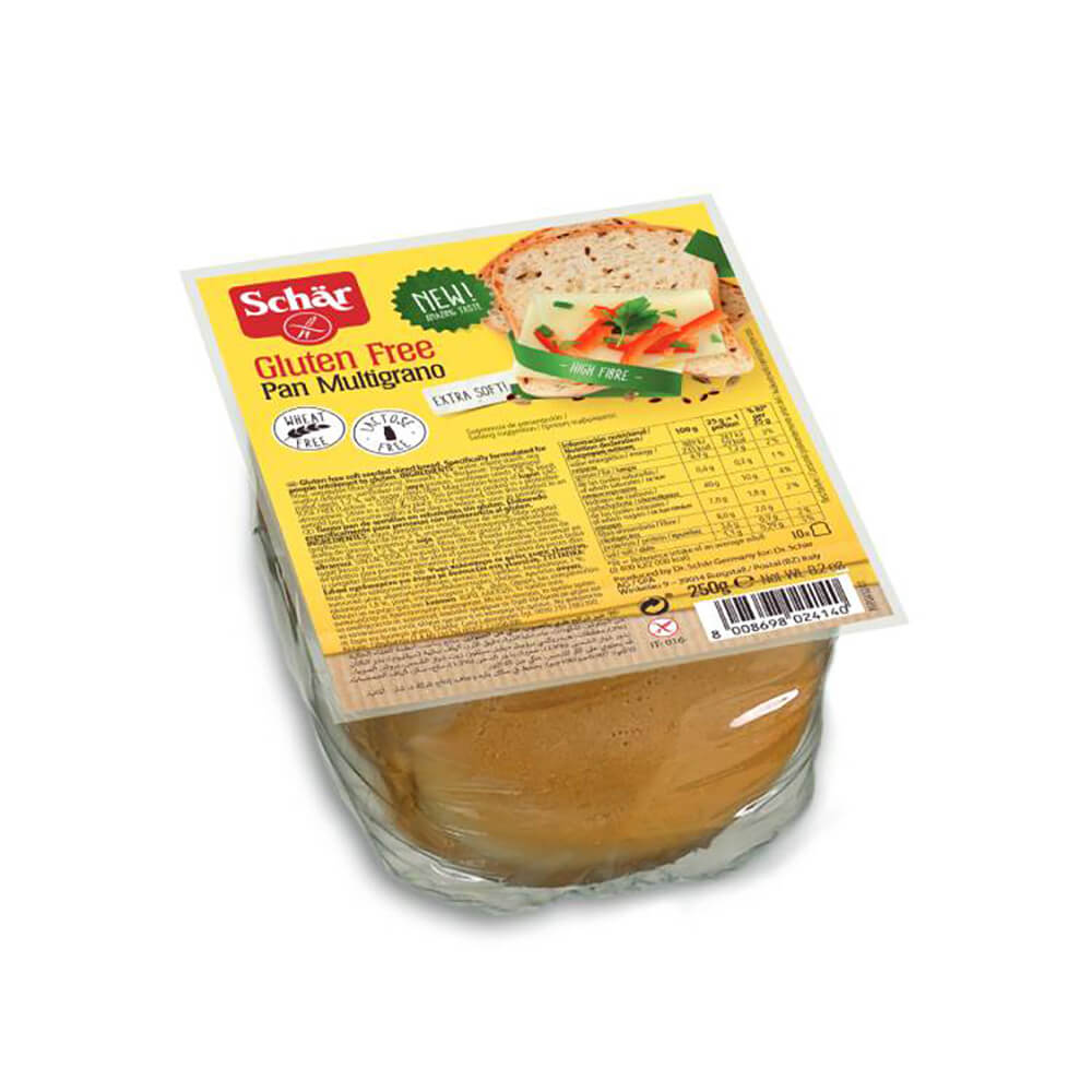 Schar Pan Multigrano Bread Gulten Free 250G