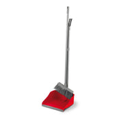 Tonkita Dust Pan With Metal Long Stick + Broom With Metal Handle