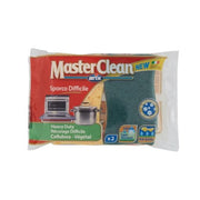 Arix Master Clean Cellulose Special Scouring Heavy Duty Sponge 2s