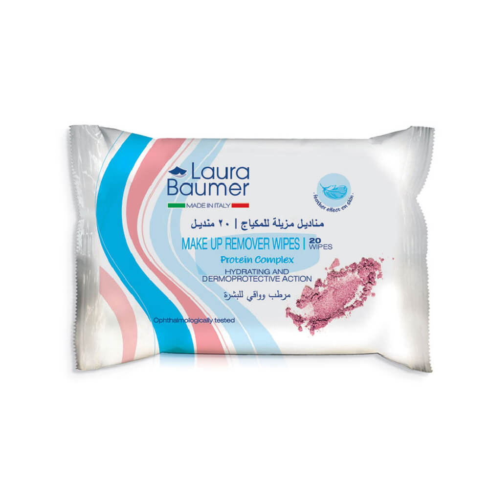 Laura Baumer Make Up Remover Wipes 20s