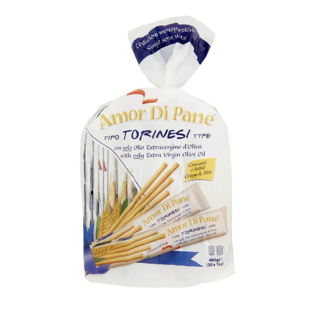 Amor Di Pane Breadsticks With Only Extra Virgin Olive Oil 480gm