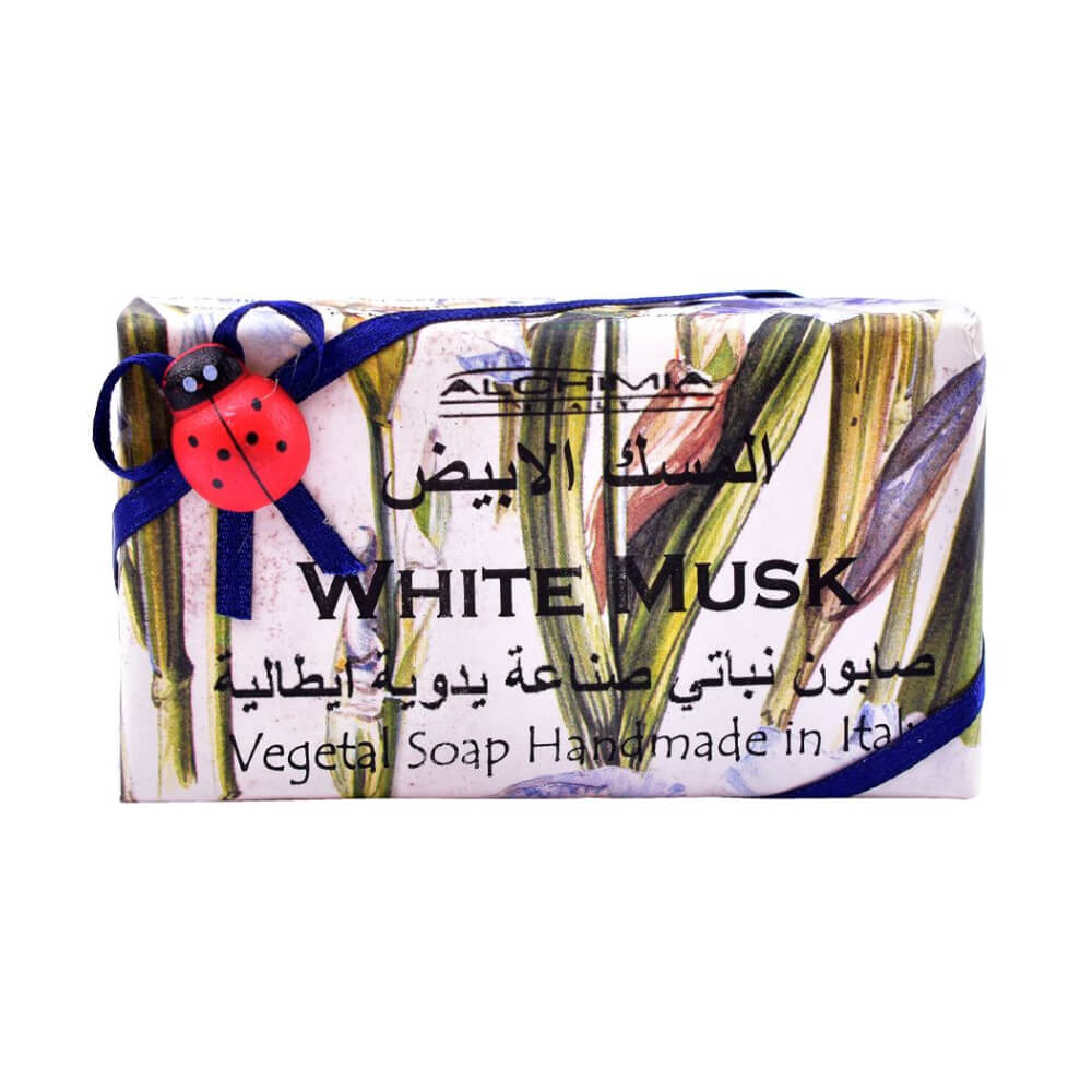 Alchimia Handmade Vegetal Soap White Musk 200gm