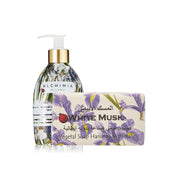 Alchimia Liquid Soap White Musk 300ml+ Vegetable Soap White Musk 200g