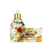 Alchimia Liquid Soap Lemon 300ml + Vegetable Soap Lemon 200g