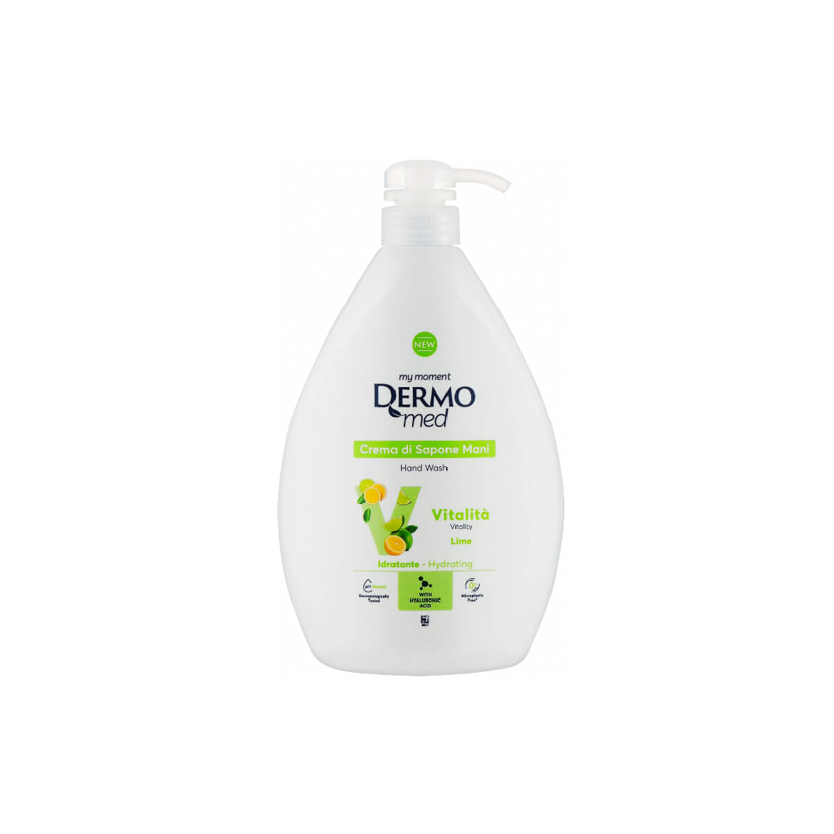 Dermomed Handwash Vitality Lime 1Ltr