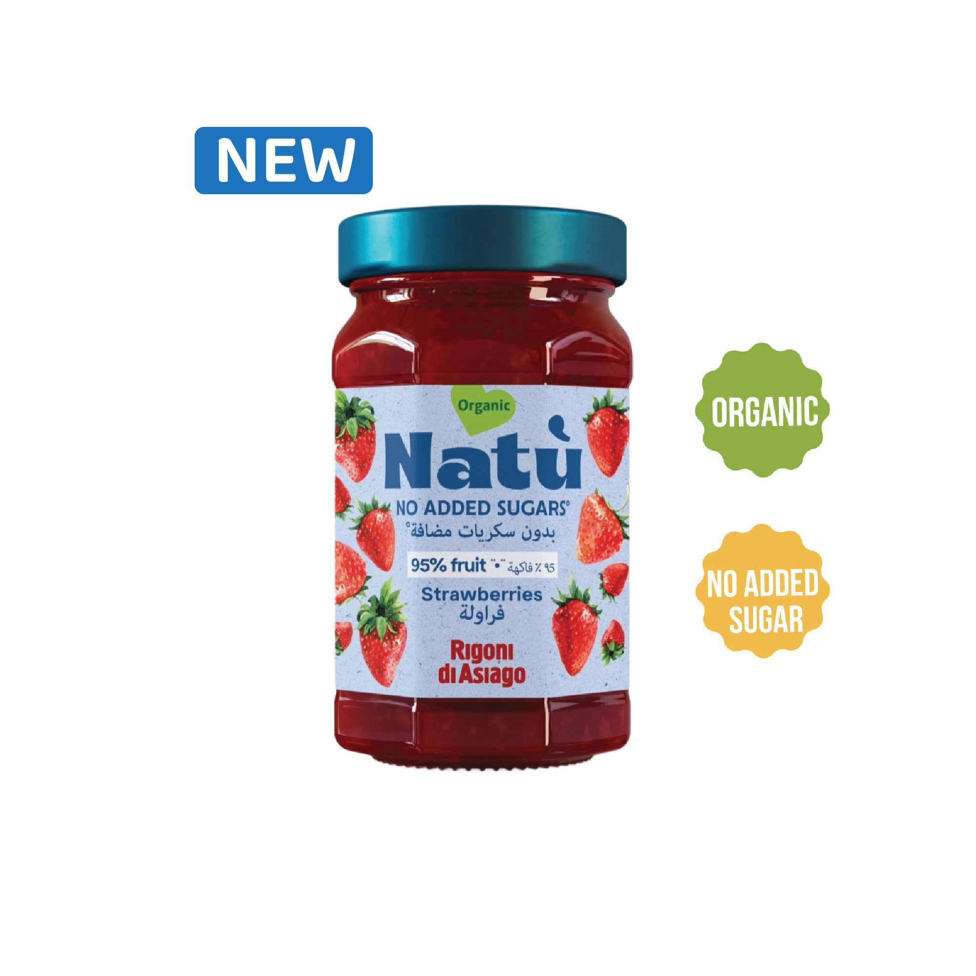 Natu Organic Strawberry Fruit Spread No Added Sugar 240g