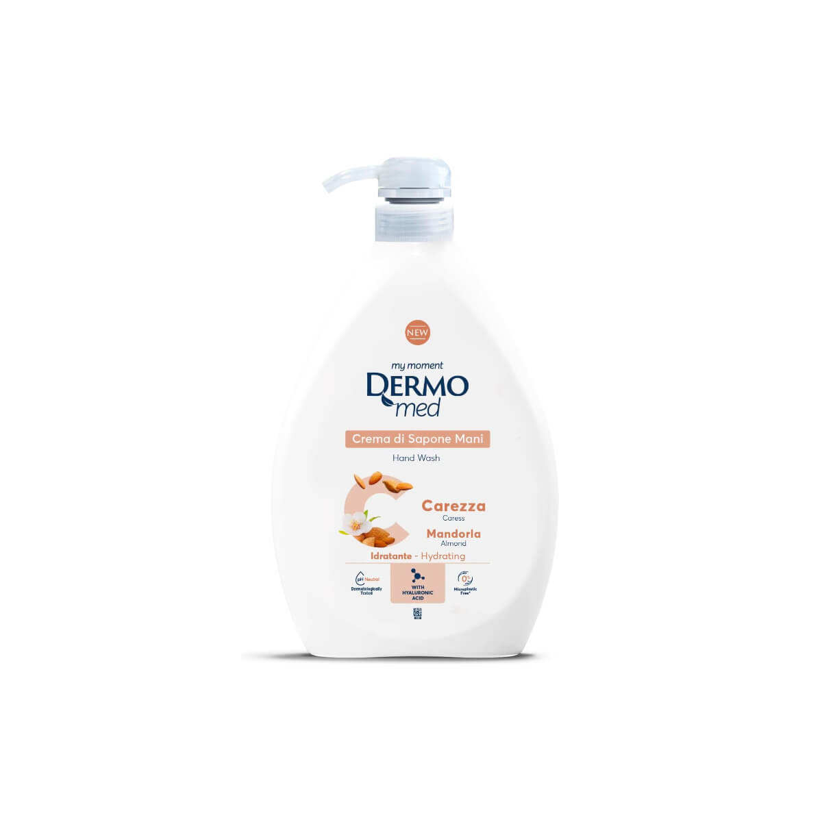 Dermomed Handwash Caress Almond 1Ltr