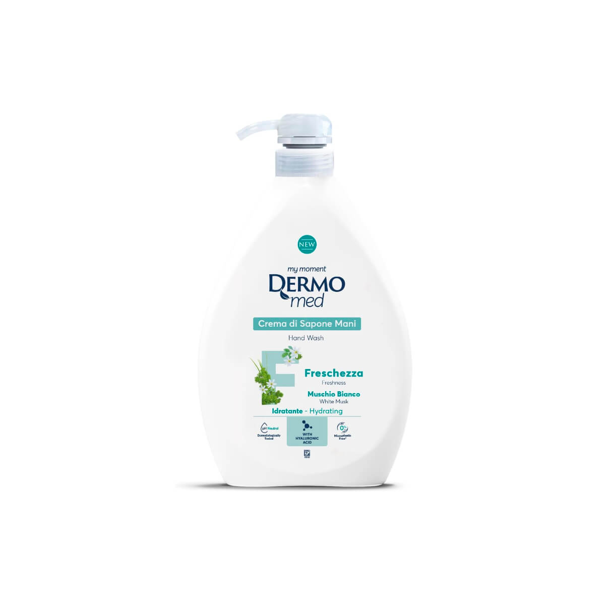 Dermomed Handwash Freshness White Musk 1Ltr