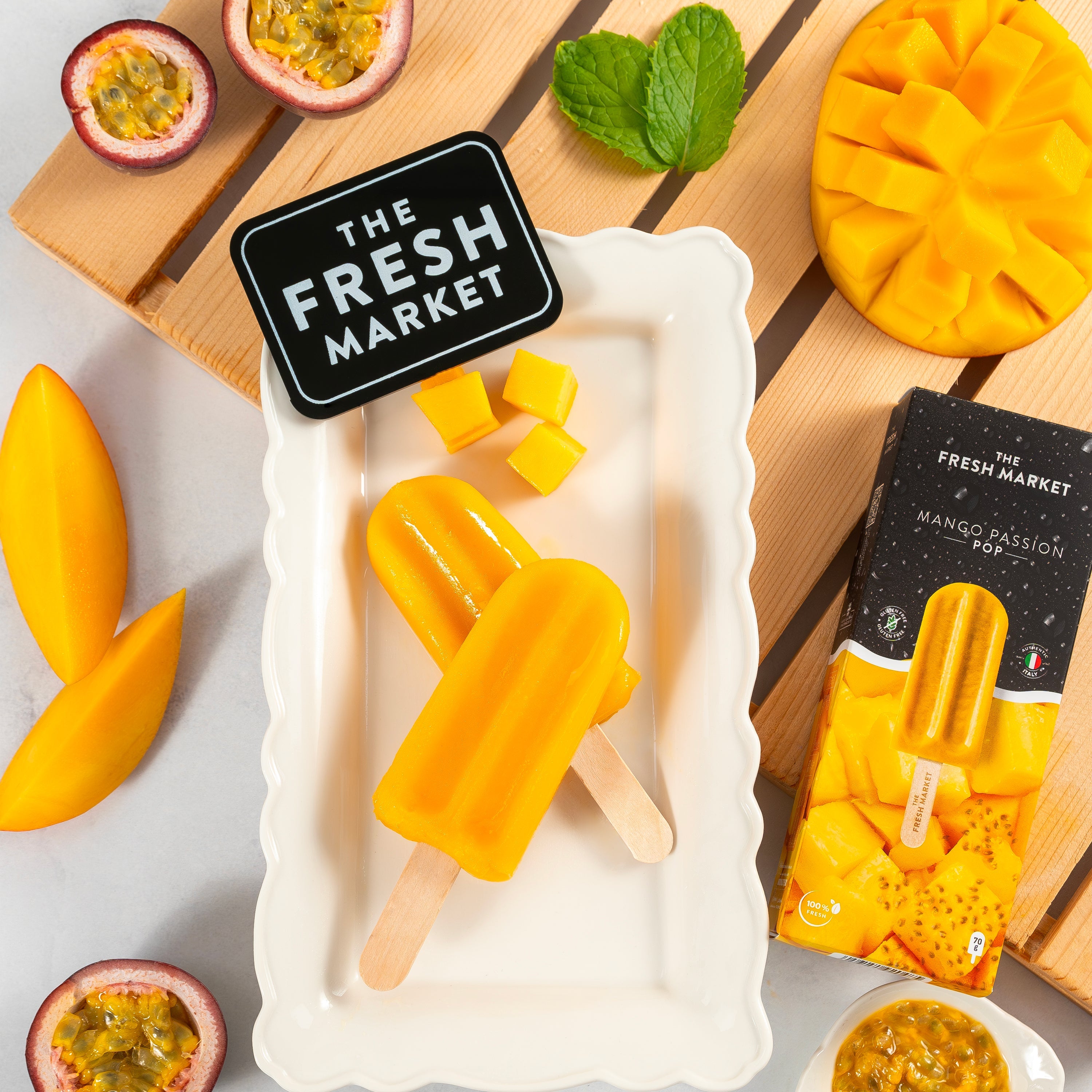 Mango Passion Ice Pop