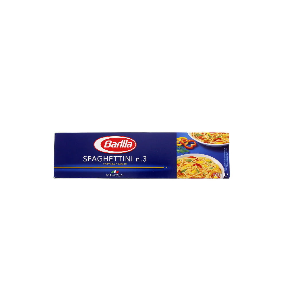 Barilla Spaghettini N.3 Pasta 500Gm