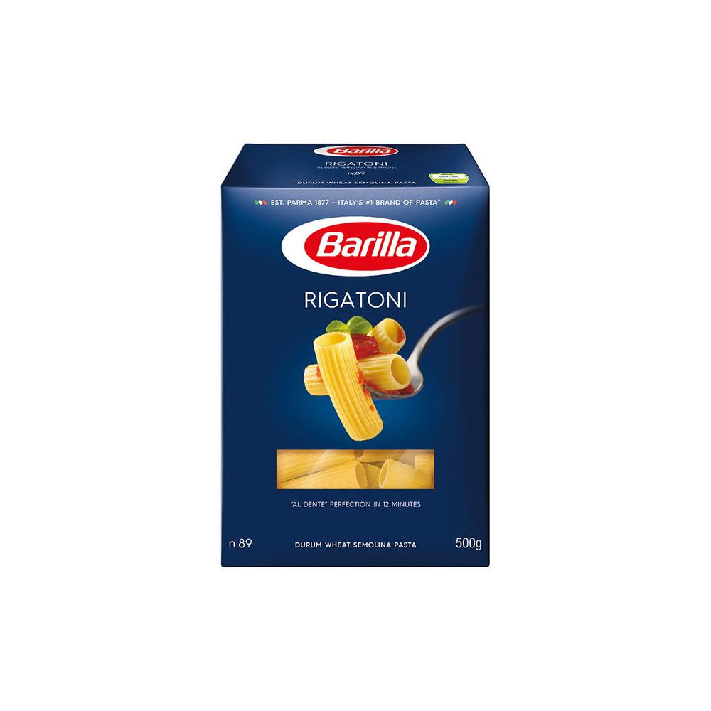 Barilla Pasta Rigatoni 500Gm