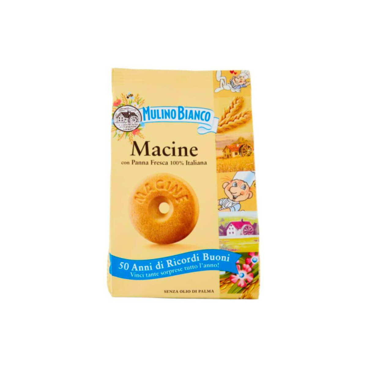 Mulino Bianco Macine Fresh Cream Shortbread Biscuits 350g