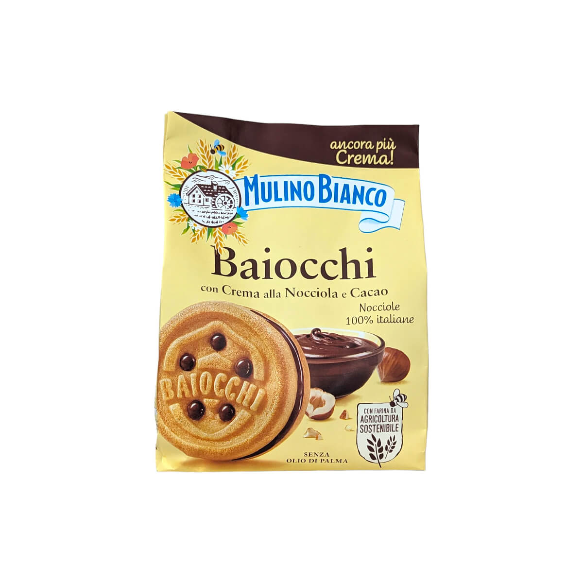Mulino Bianco Baiocchi Hazelnut Cream Filled Biscuit 260g
