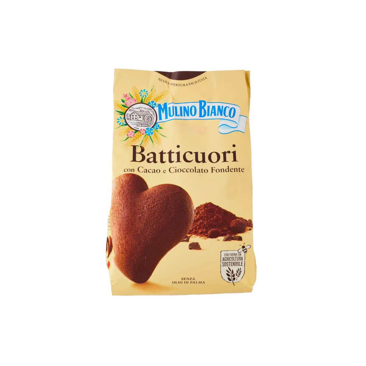 Mulino Bianco Batticuori With Cocoa and Dark Chocolate Biscuits 350g