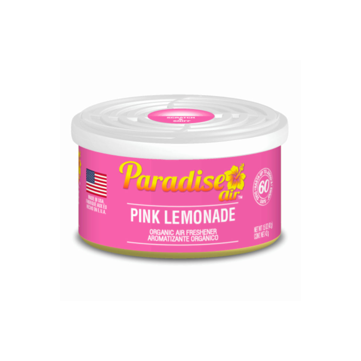 Paradise Organic Pink Lemonade Air Freshener 52g