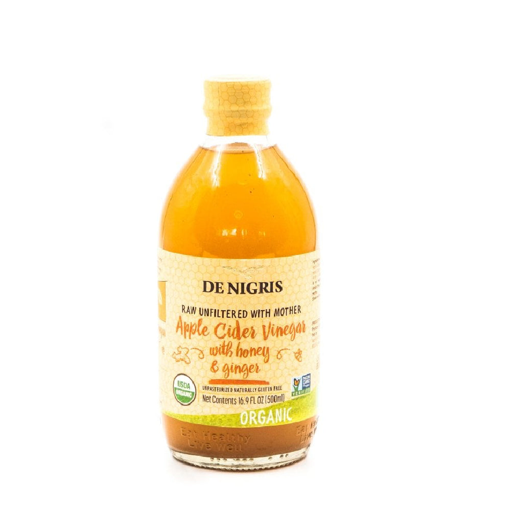 De Nigris Apple Cider Vinegar With Honey & Ginger 500ml