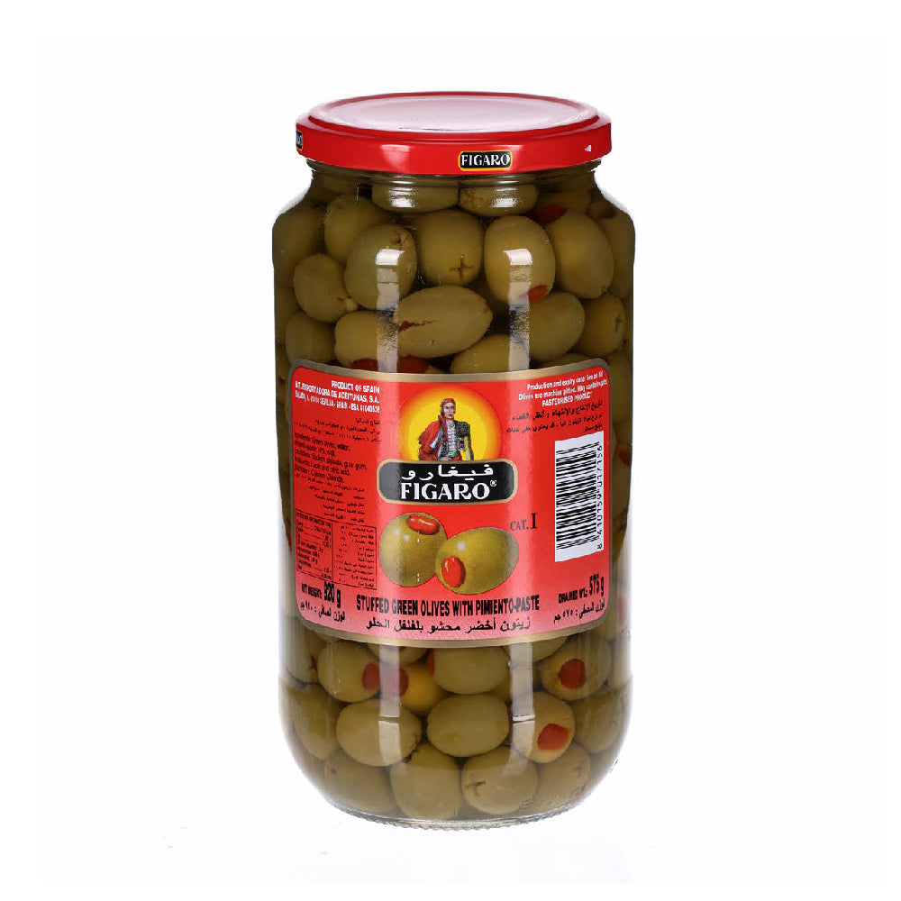Figaro Stuffed Green Olives 575gm