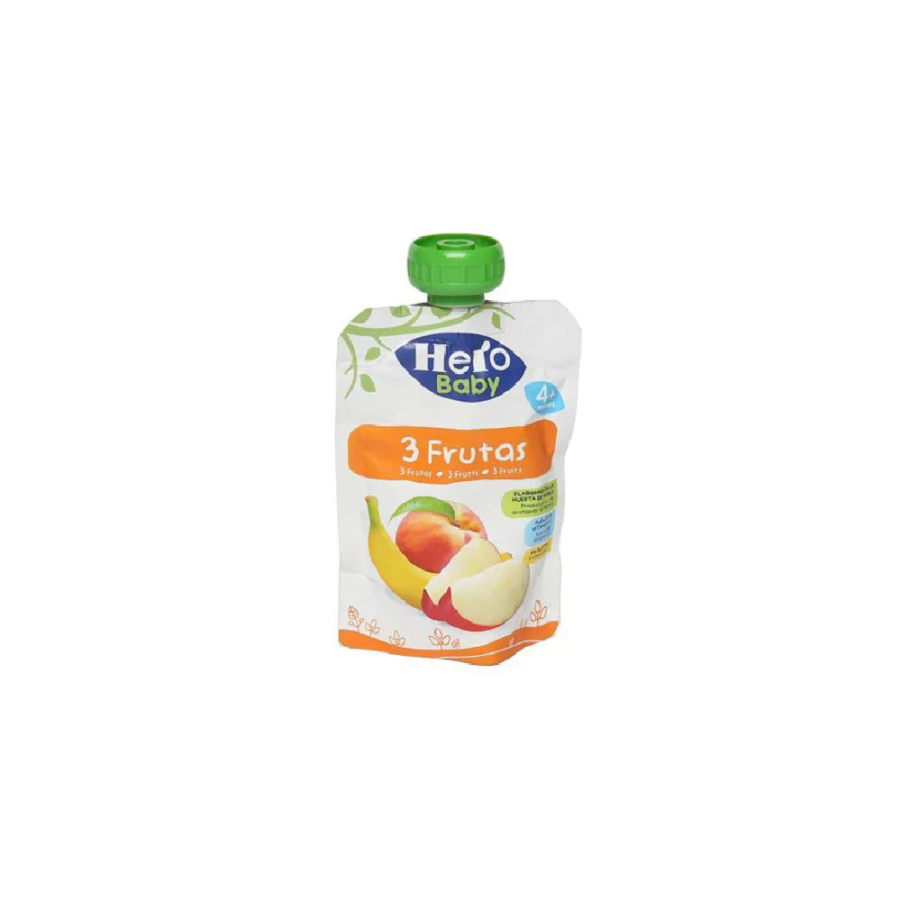 Hero Baby Pouch 3 Fruits 100G
