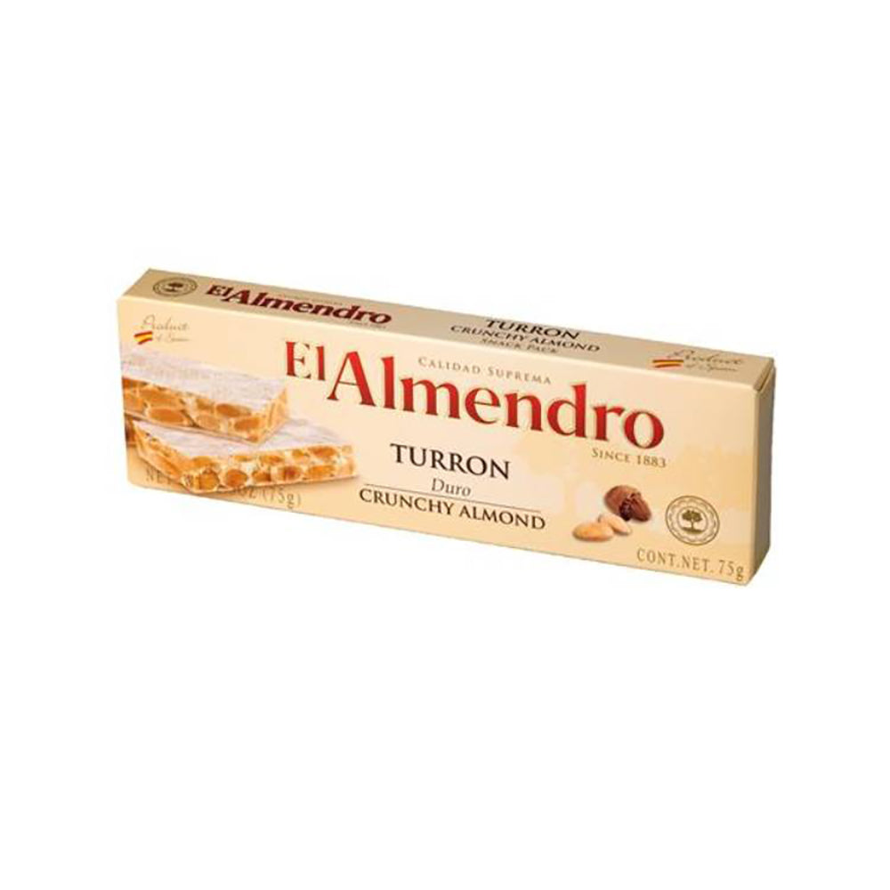 El Almendro Turron De Almond Crujient 75G