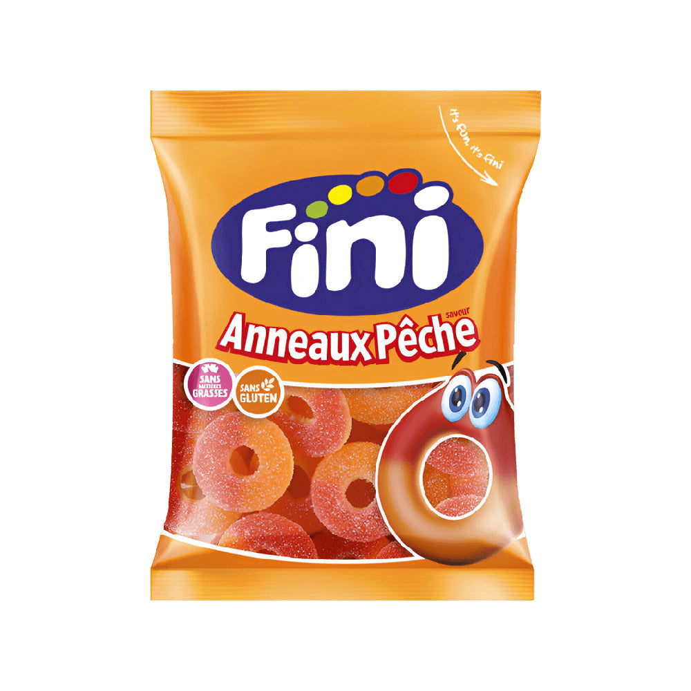 Fini Peach Rings Anneaux Peche Jelly Candy 90gm
