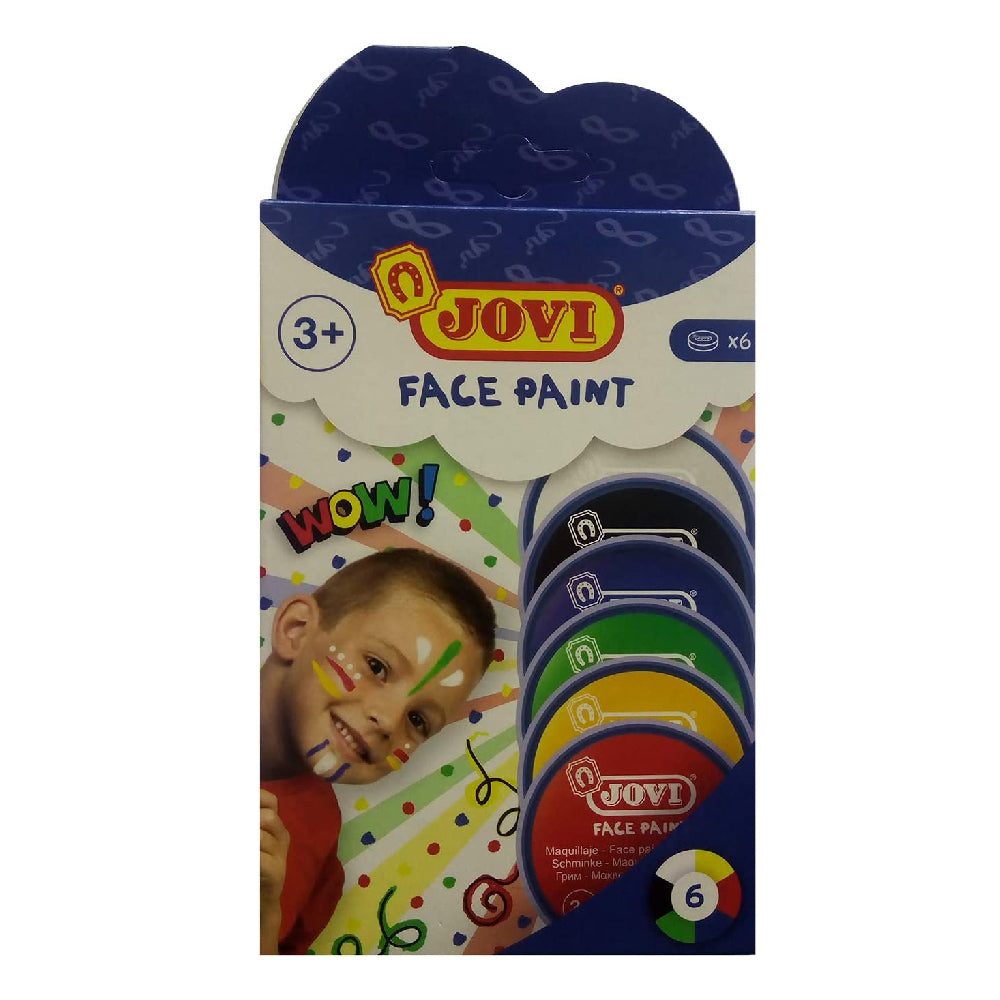 Jovi Face Paint In Cardboard Box Of 8Mlx6Colors