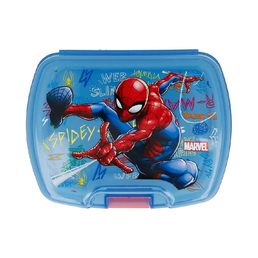 Stor Premium Single Sandwich Box Spiderman Graffiti