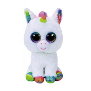 Beanie Boos Unicorn Pixy White Med 10In