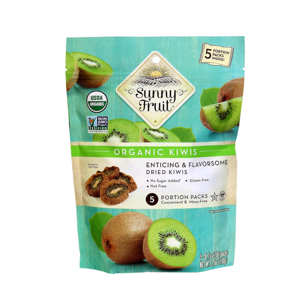 Sunny Fruit Organic Dried Kiwis 100g