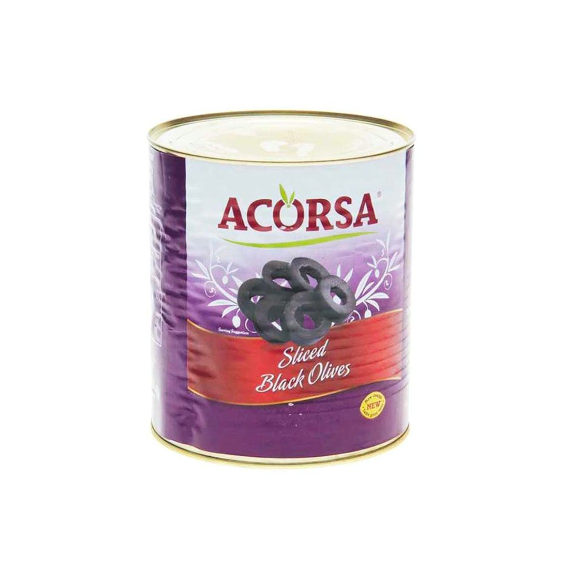 Acorsa Sliced Black Olives 1.56kg