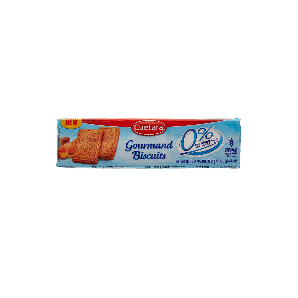 Cuetara Gourmand Biscuits 0% Added Sugar 175gm