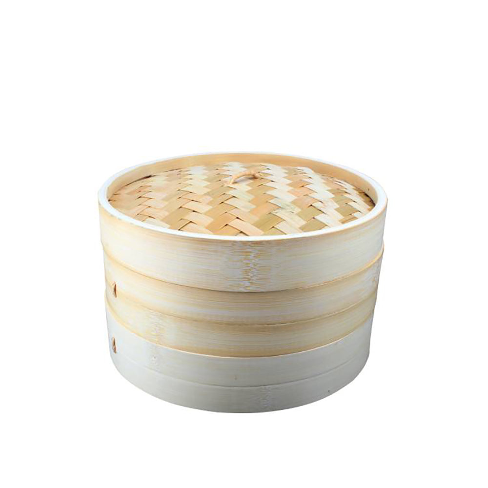 Home Bamboo Steamer 20cm 2 Layers + Cover